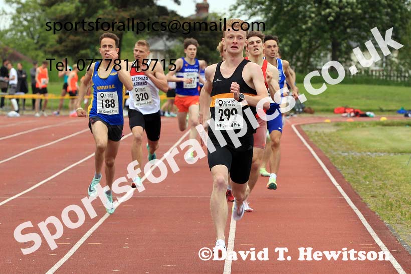 Jimmy Hedley Trophy 800 metres, NEGP 2, Monkton. Photo: David T. Hewitson/Sports for All Pics